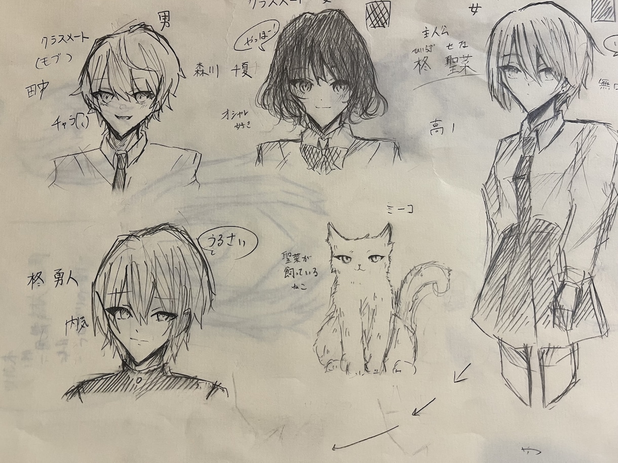 オリジナルの女の子のキャラクターを描きます 可愛い女の子の絵を描いて、デジタルで納品します イメージ2