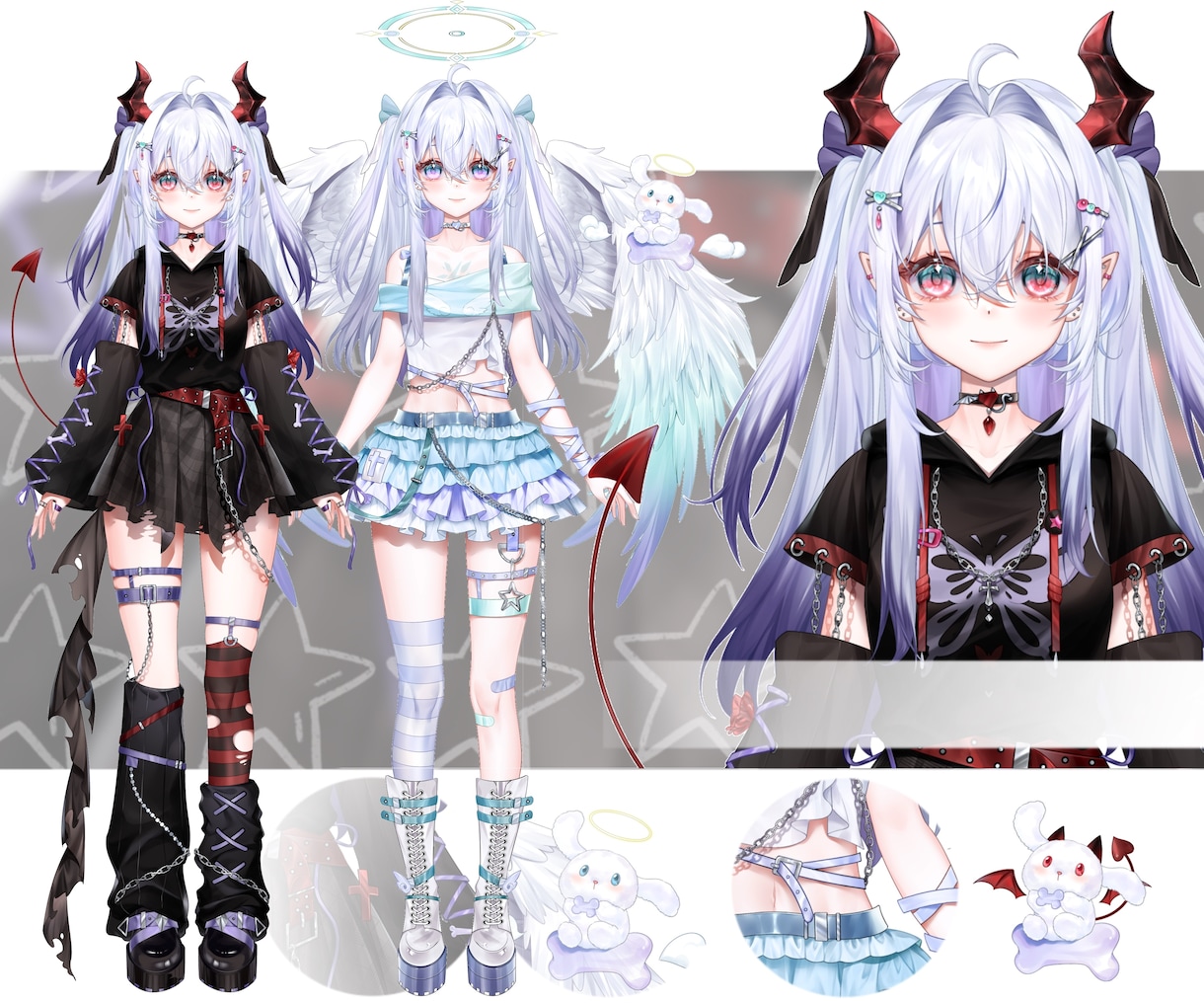 企業並透明感vtuberキャラ制作します 繊細なトラッキング、イラストとLive2d全工程、表情8つ イメージ2