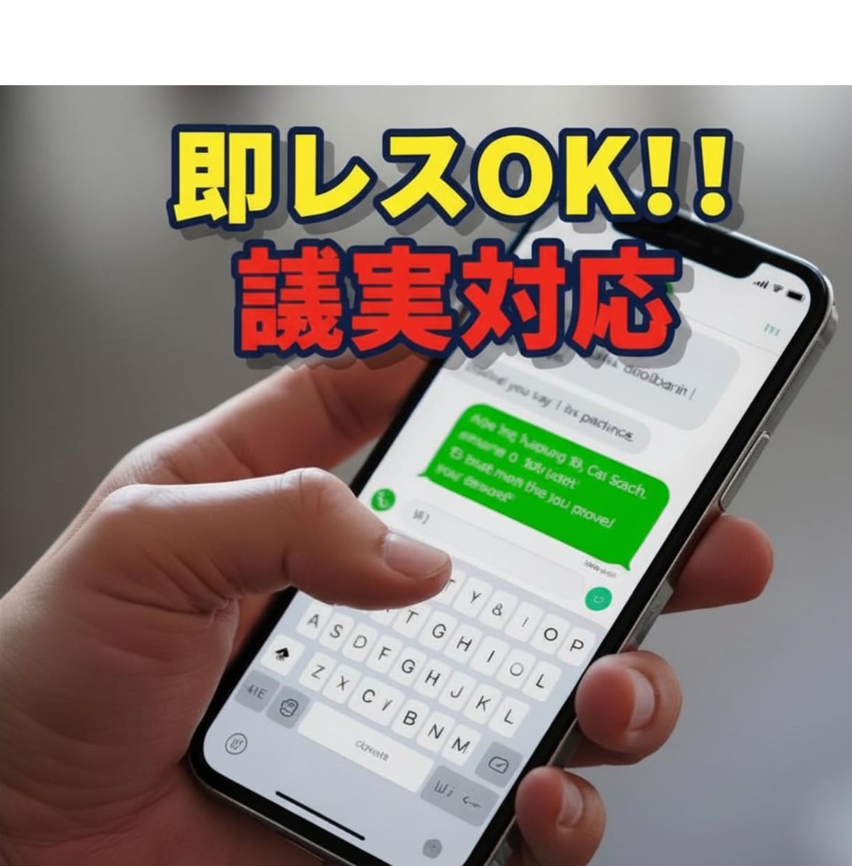 1時間丁寧チャット！即レスします 丁寧対応、LINE感覚でなんでもお聞きします。 イメージ3