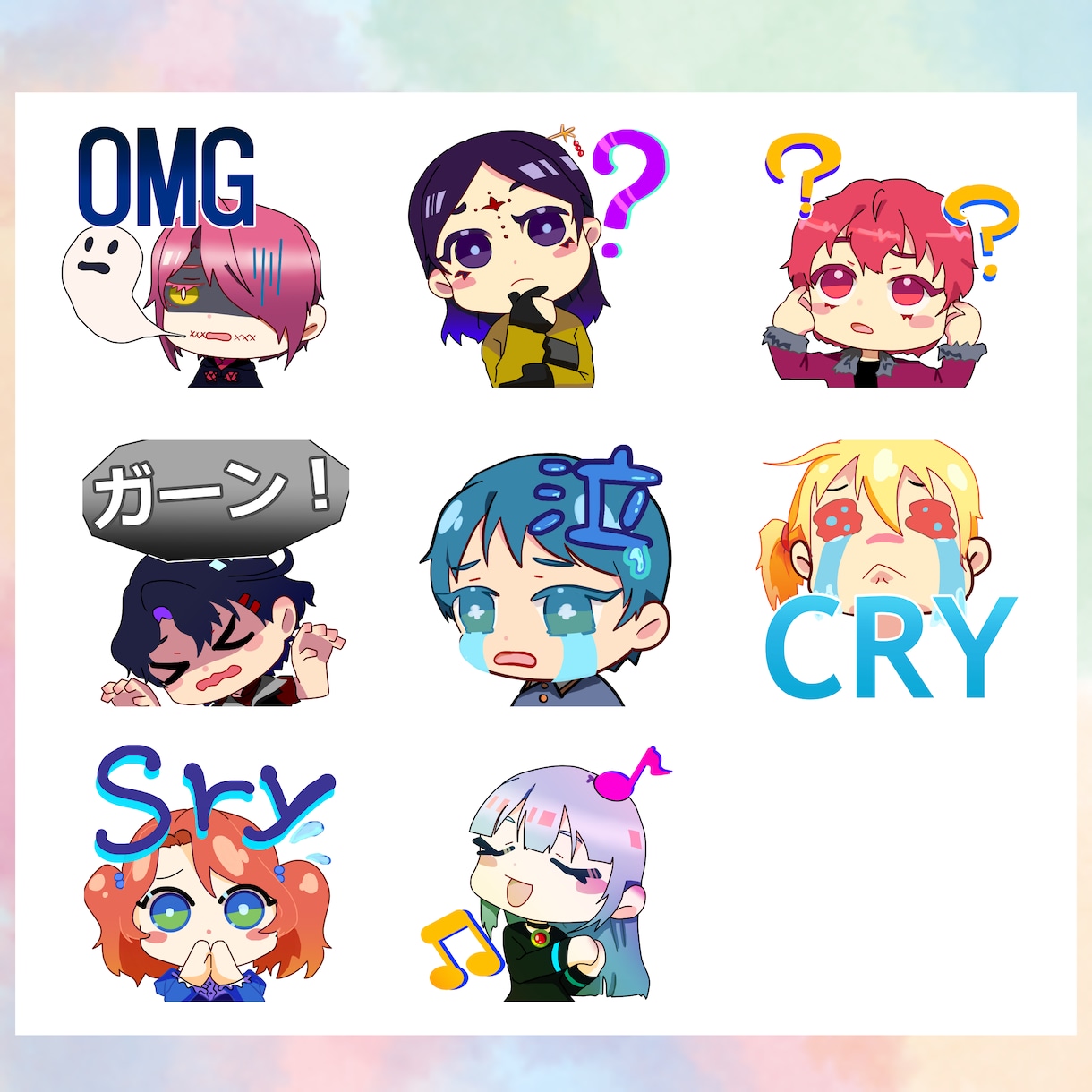 1点からOK！配信用スタンプ作ります 視聴者と盛り上がるスタンプ作成します イメージ2