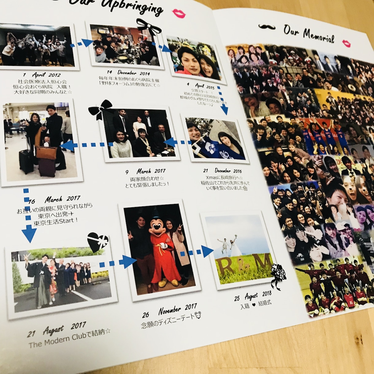 結婚式用のプロフィールブック作成します これから結婚式をあげる新郎新婦の方へ イメージ4