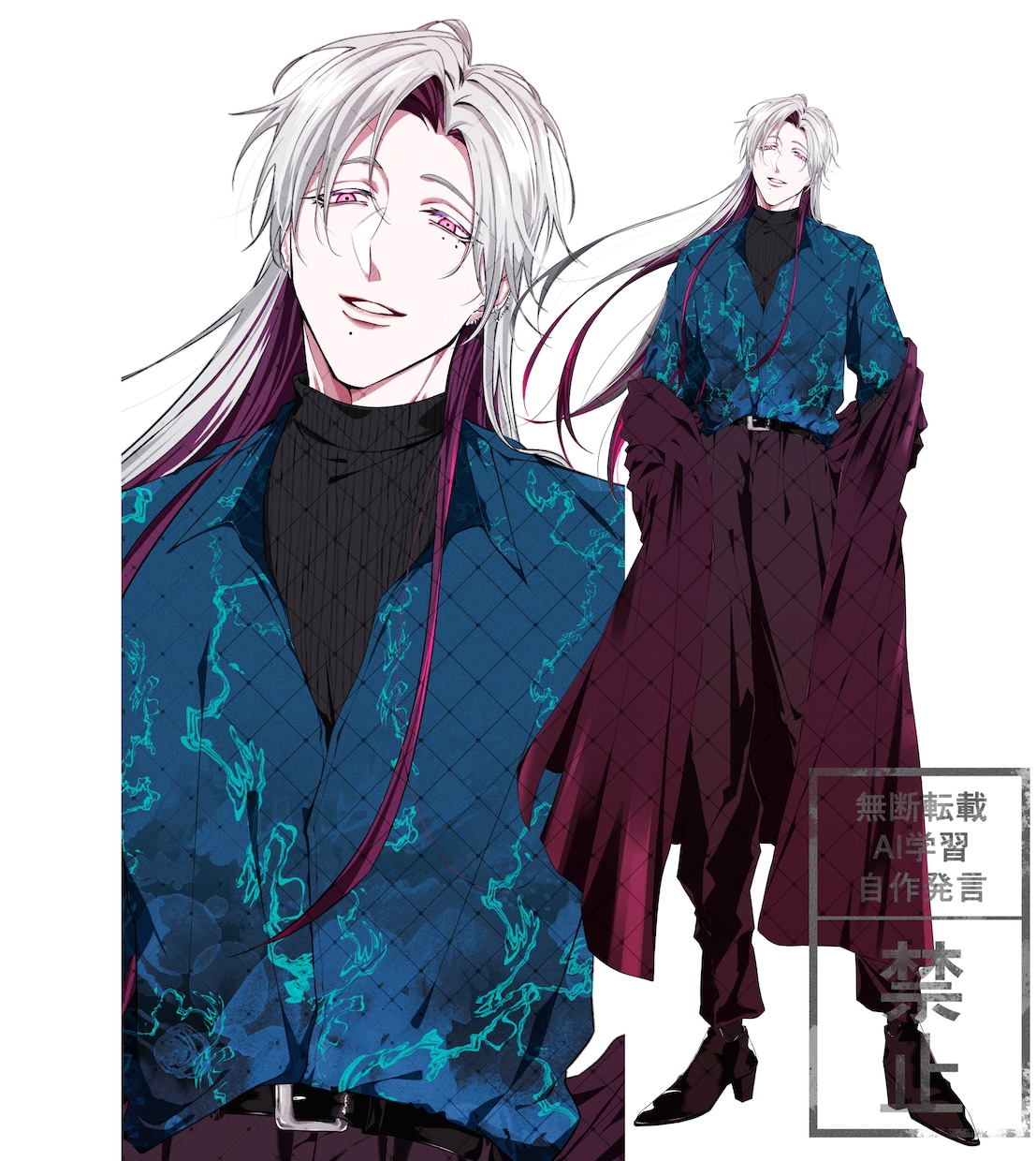 TRPG、ゲームで使う男性キャラ立ち絵作成します bl漫画家が描く色気のある男性キャラクター イメージ5