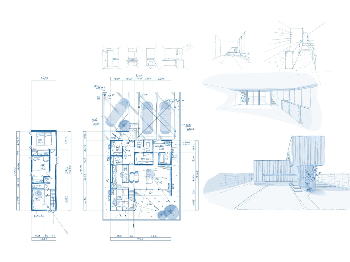 住宅プラン作成します 木造の平屋、2階建てをお考えの方へ イメージ1