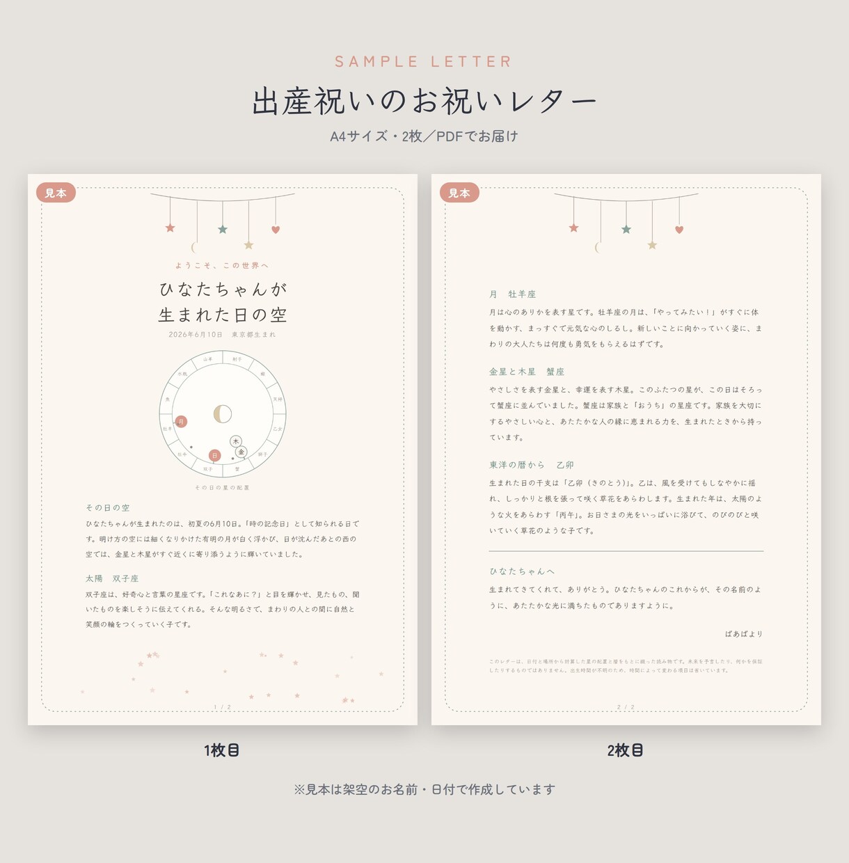 おめでとうの日の空を、世界に一通の手紙にします 誕生・還暦・記念日に。“あの日の空”を贈りませんか イメージ2