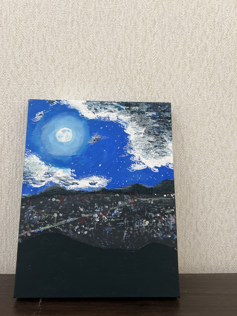 2つで1つになる風景画を描きます 1つでも飾れる、2つ並べると繋がります イメージ2
