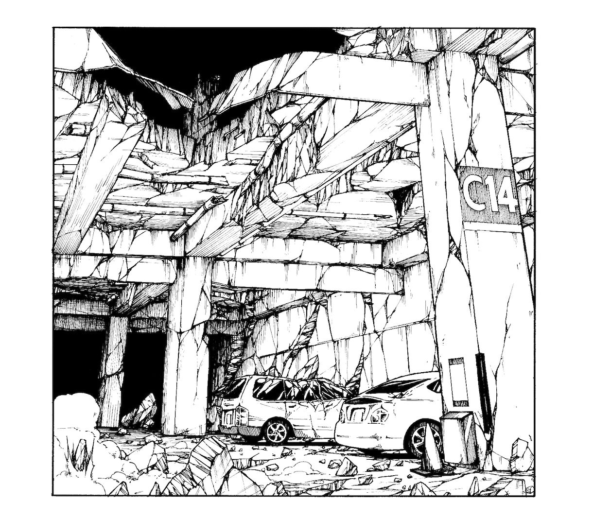あなたの漫画の背景パースについて添削・指導致します 背景パースってなんなん…そんなときに。 イメージ1