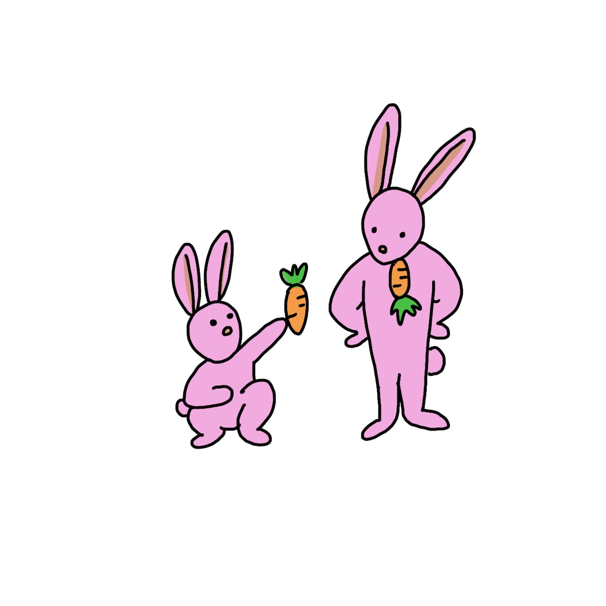 シンプルな線画イラストを描きます ちょっと笑える可愛い絵を描きます＊動物も可！ イメージ6