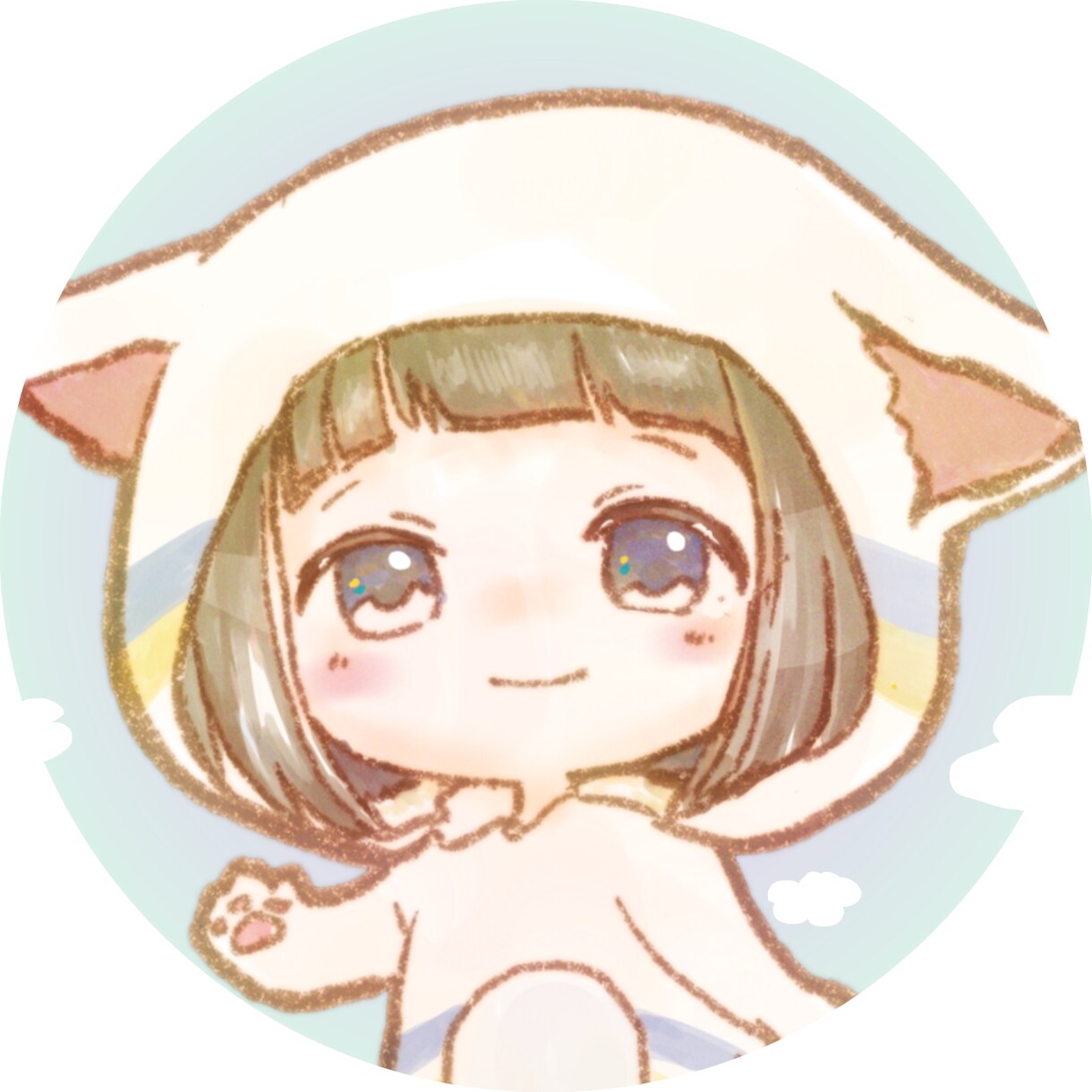 アイコンに最適！バストアップイラストを描きます 水彩画風で柔らかい印象の色使いがよいアイコンが得意です イメージ3