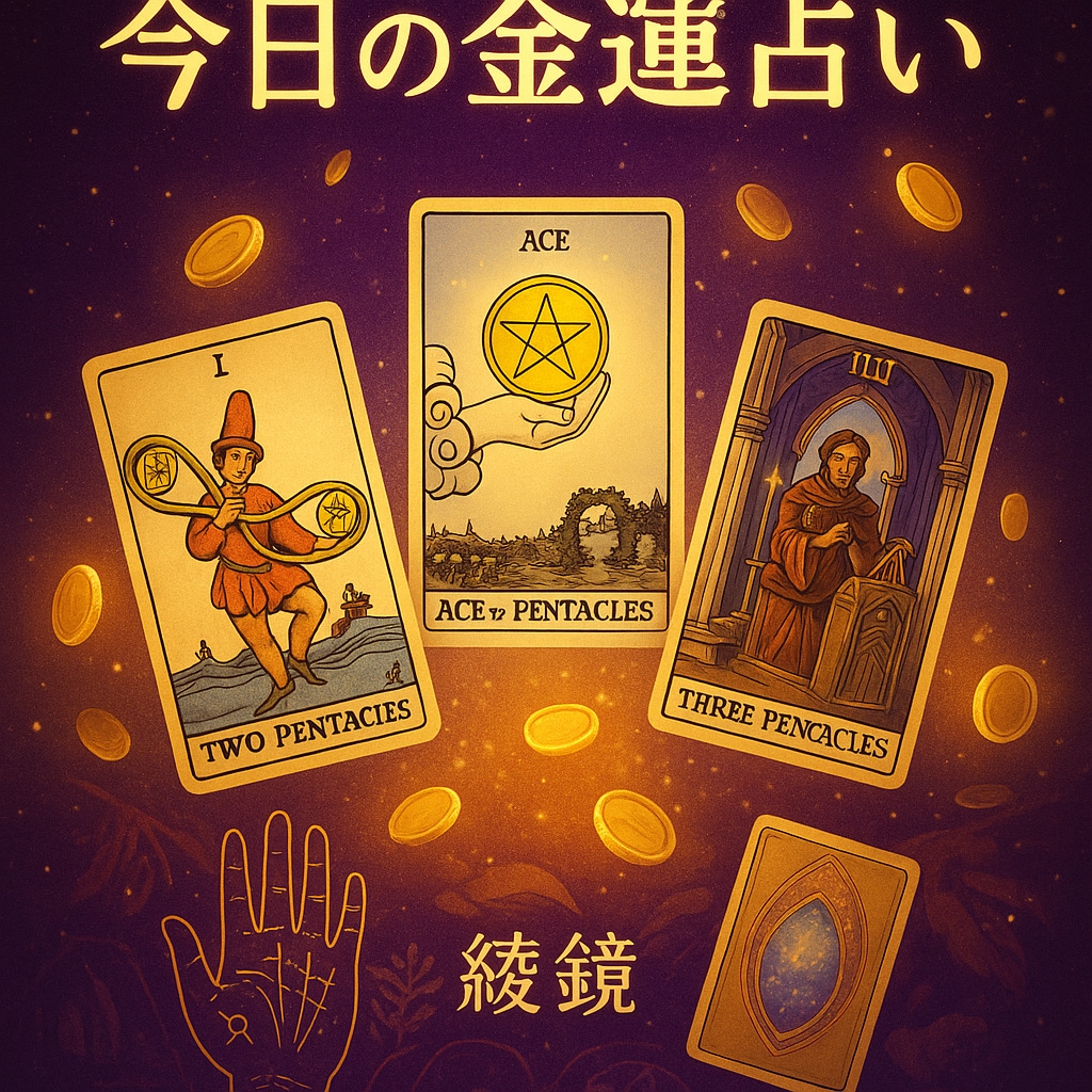 金運アップのヒント&開運アクションを導きます 【今日の金運占い】毎日をちょっと豊かにする“金運メッセージ” イメージ1