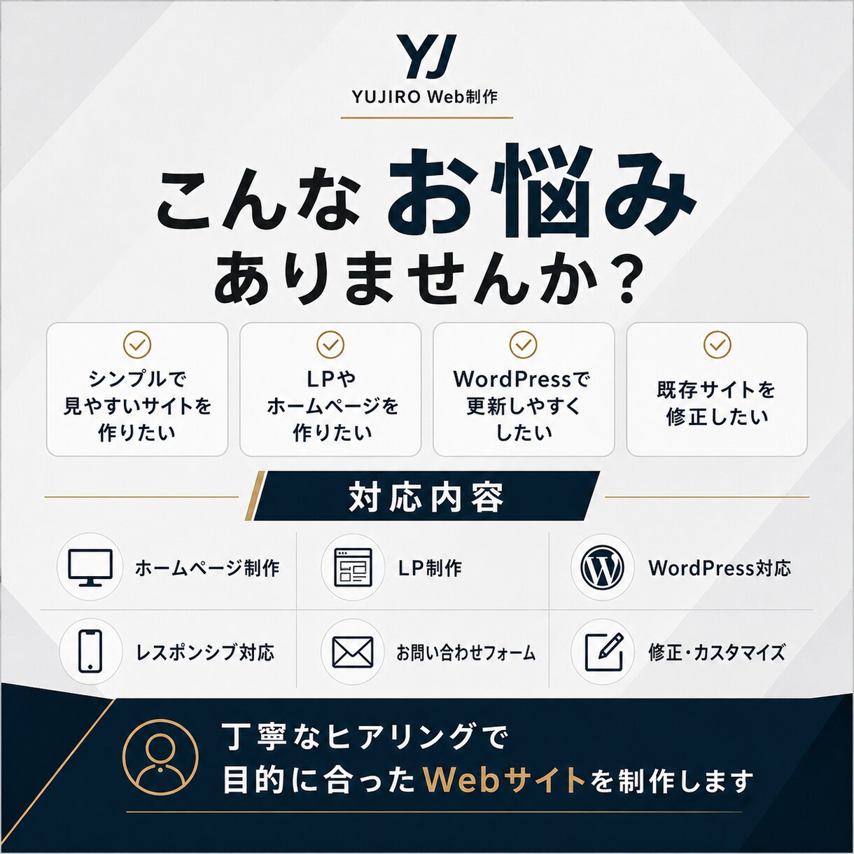 シンプルで見やすい小規模ホームページを制作します 目的に合ったWebサイトを丁寧に制作 イメージ2