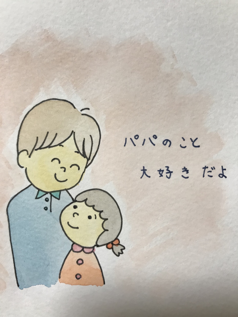 水彩画で温かみのあるメッセージカード作ります プレゼントにオススメ。イラストは人、物、動物何でも描きます イメージ2