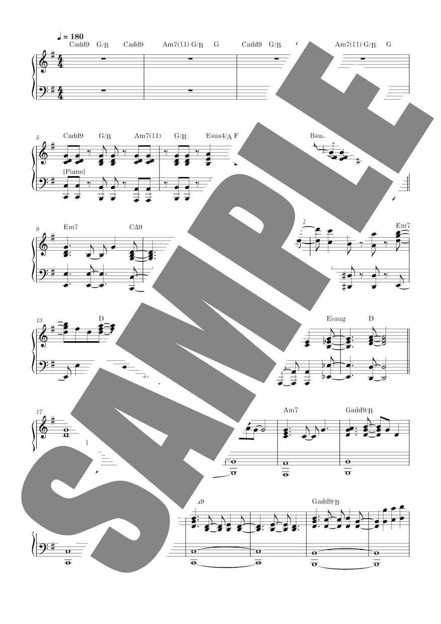 ピアノ・キーボードの耳コピ・譜面作成いたします 弾きたい曲の楽譜がない方へ。キーボード以外もOK！ イメージ4