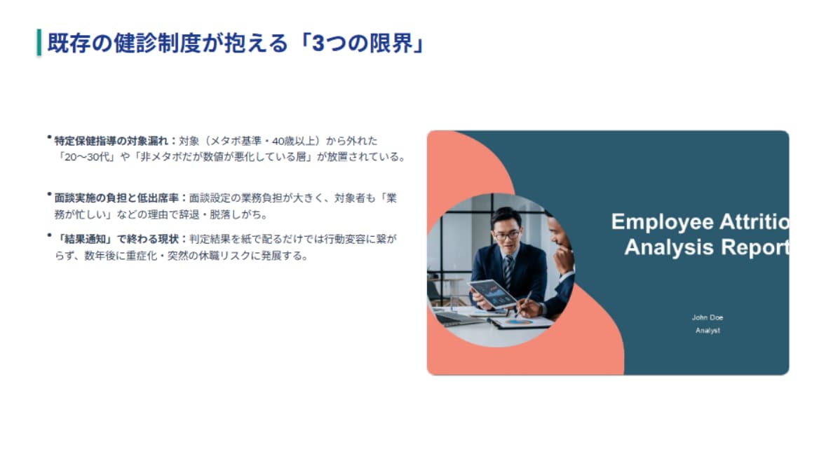 法人お試し｜パフォーマンス適正化レポート作成します 社内プレゼン・クオリティ確認用のお試しパック5名さま分 イメージ9