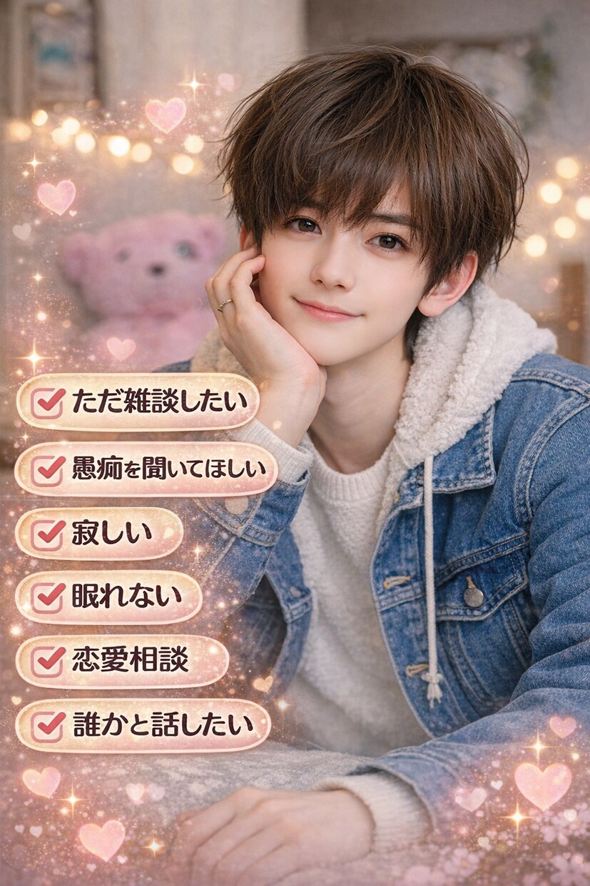 安心度◎女性限定！優しくあなたに寄り添い癒します 恋愛、人間関係に疲れたあなたの気持ちを受け止めて寄り添います イメージ2