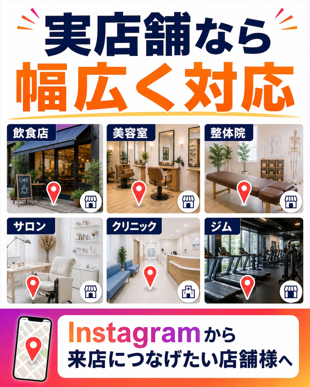インスタ位置情報（場所・スポット）店舗登録します 場所・スポット登録で投稿から来店予約へ導線を作り認知拡大へ イメージ9