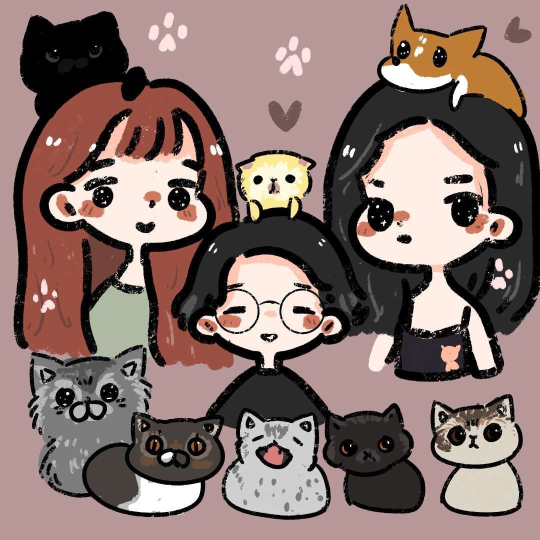 かわいい似顔絵アイコンを描きます SNSのアイコンに最適　めっちゃかわいい！！！ イメージ6