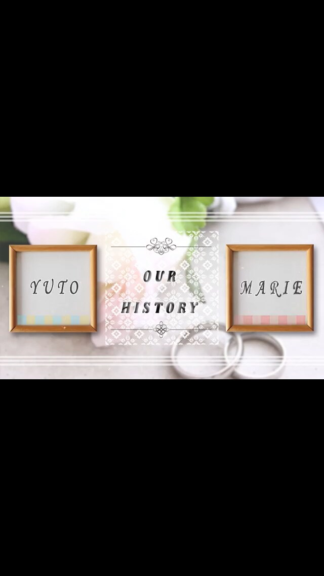 おしゃれな結婚式プロフィールムービーを作成します 高品質/迅速な対応/カスタマイズOK イメージ2