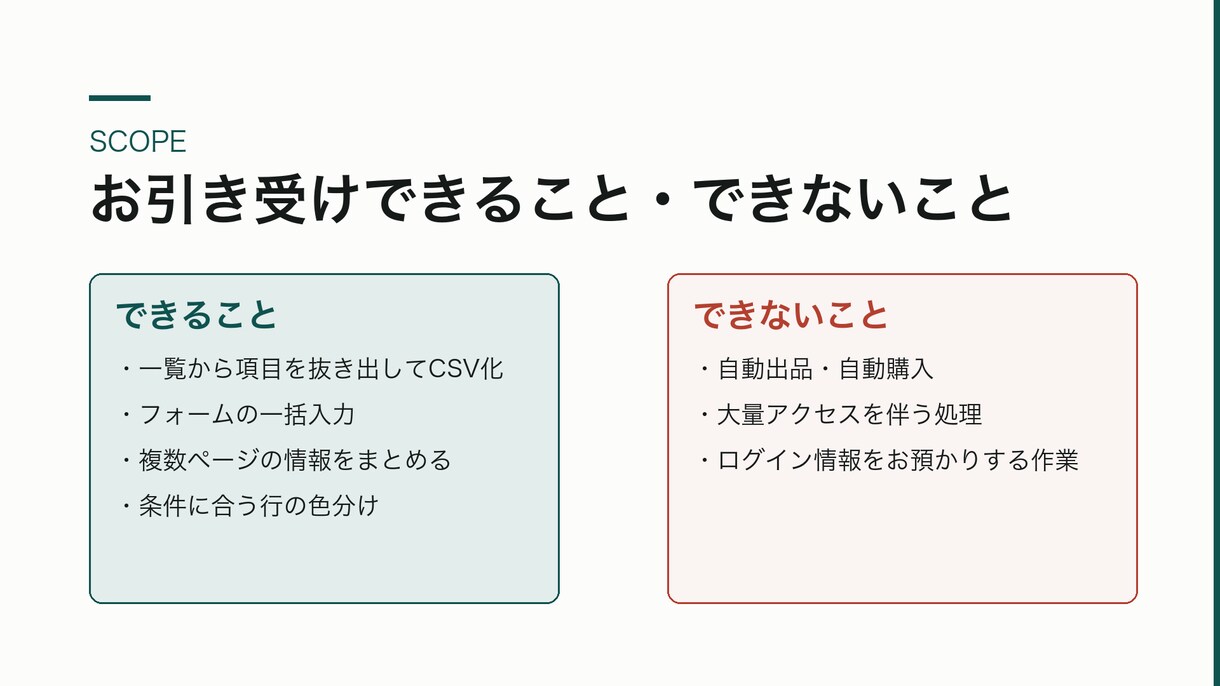 毎日の転記・コピペをChrome拡張で自動化します 同じ画面で同じコピペを繰り返す作業を、ボタン1つに変えます イメージ5