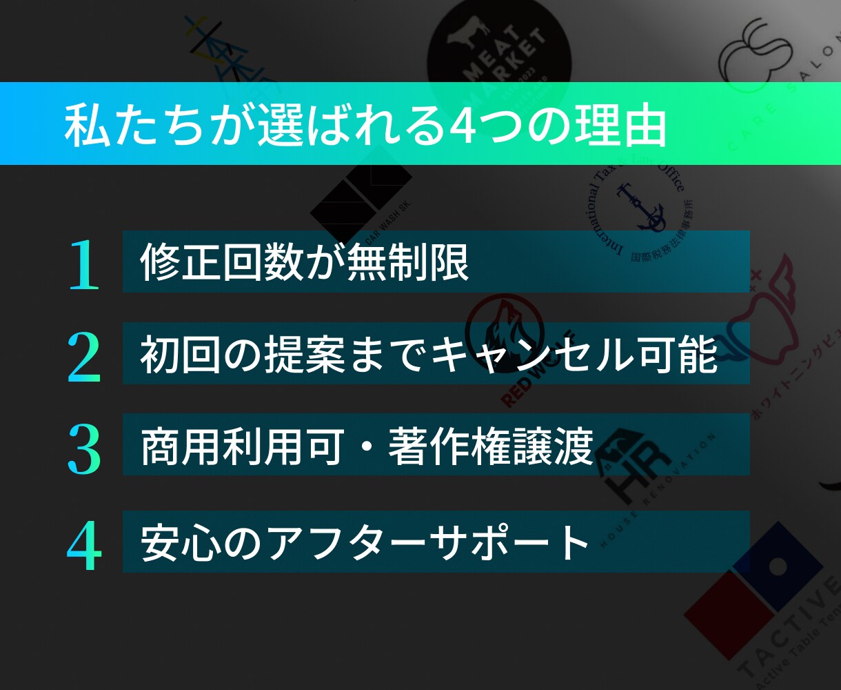 新規事業を成長に導くロゴを最短3日で作成します 修正無制限・著作権譲渡・経験15年で大手実績多数 イメージ3