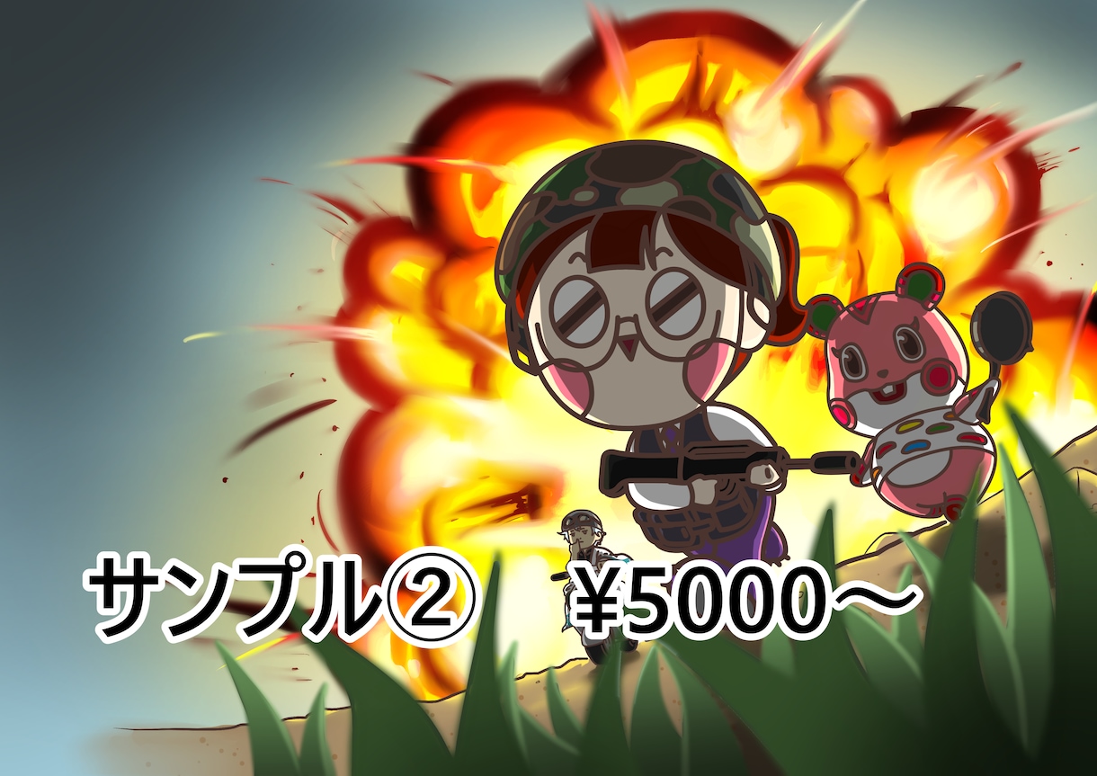 アニメ風イラスト描きます 推しキャラや自分自身を好きな世界観の主人公にしてみませんか！ イメージ3