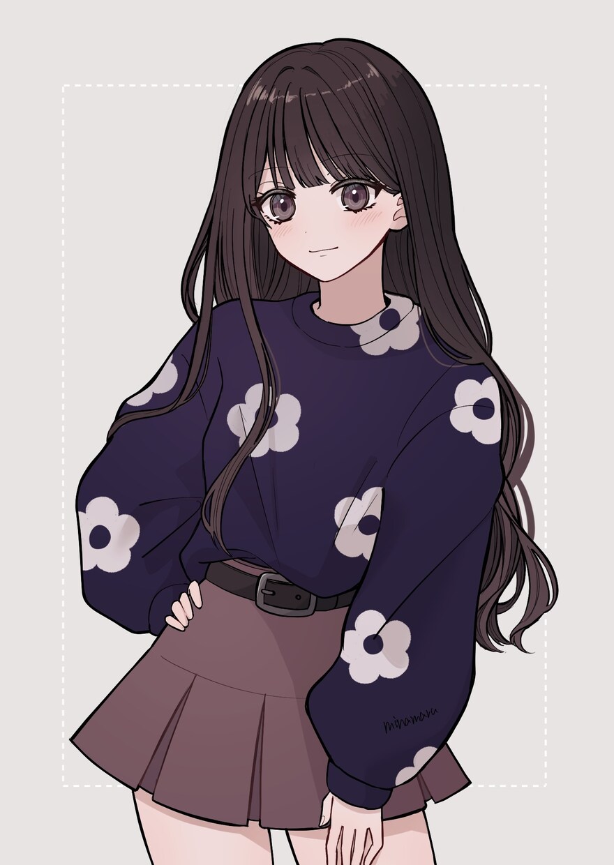 商用可！魅力的な女の子のイラスト作成します アイコン、サムネや立ち絵など幅広い用途のイラスト作成します イメージ2