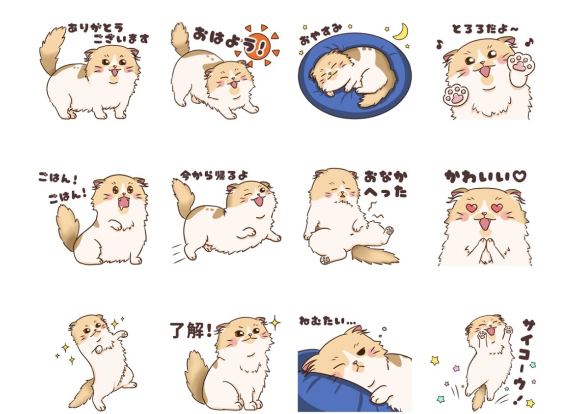 オリジナル似顔絵スタンプ作成します お子さんやペット、ビジネス用などにおすすめです イメージ1