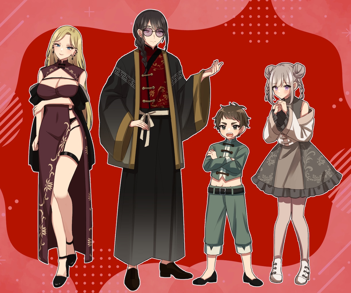 あなただけのキャラクターイラストを制作します IRIAM、キービジュアル、TRPG、ゲーム作成などに最適！ イメージ4