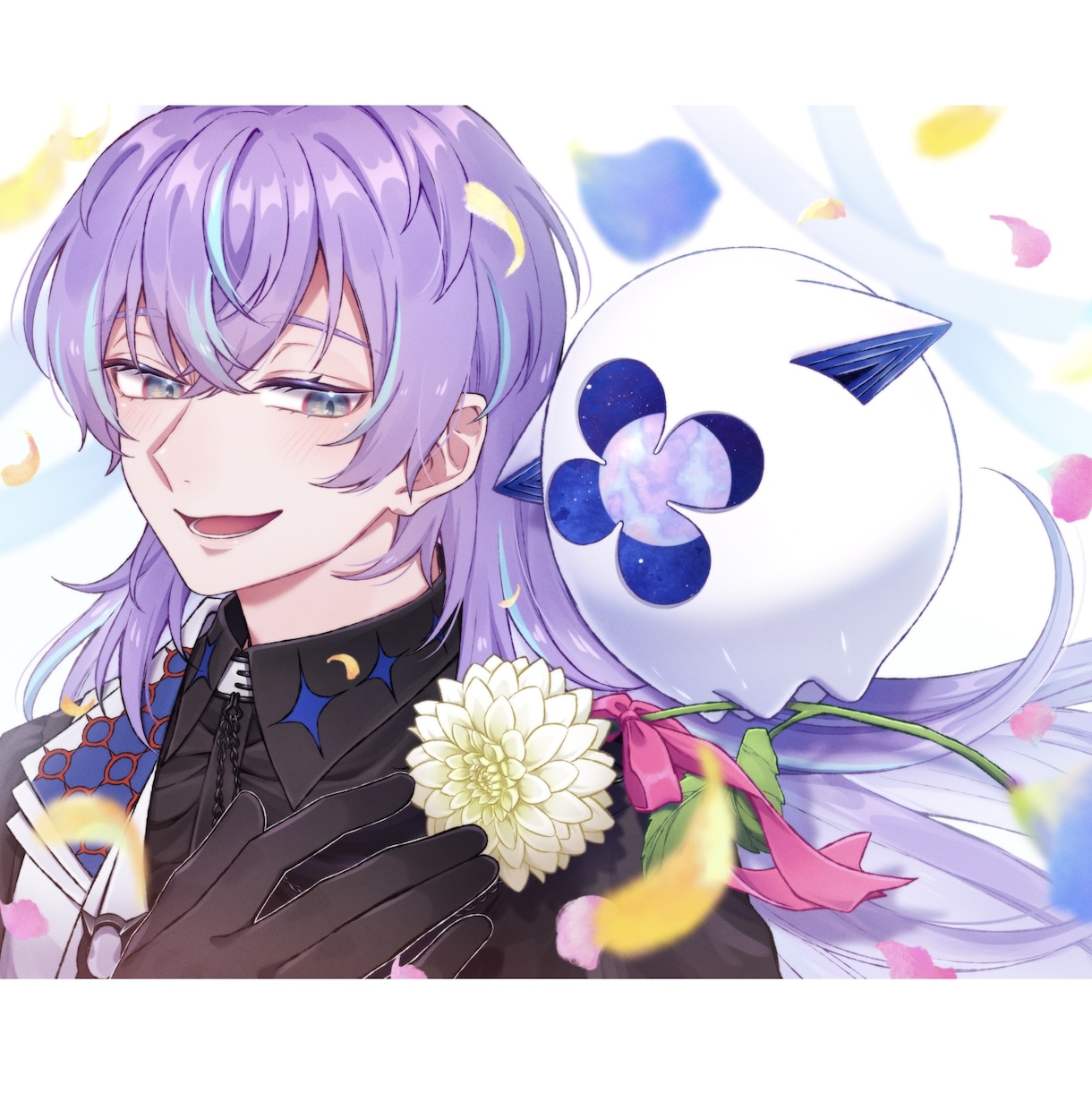 立ち絵、サムネ、グッズ用、一枚絵など描きます コテキャ、Vtuberさんにもぴったりです！ イメージ1