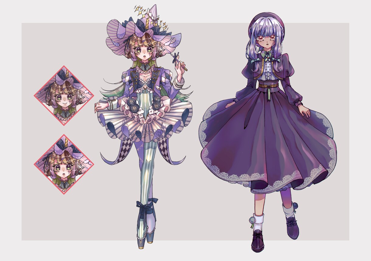 目を惹くキャラクターデザイン承ります Vtuberデビューやイメージキャラクター制作などに！ イメージ4