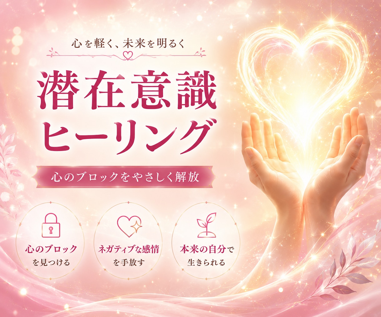 心のブロックを読み解き、潜在意識から解消します 【テキスト鑑定】繰り返される悩みやネガティブ感情を癒します イメージ1