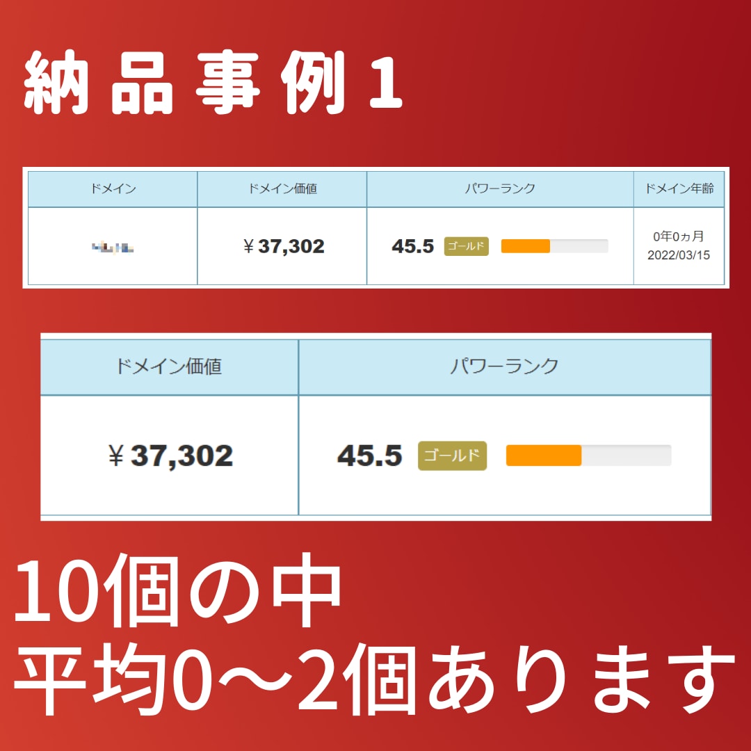 中古ドメインリスト（10個）販売いたします 【残り1名】オウンドメディア収益化実績ある専門家が選定 イメージ2