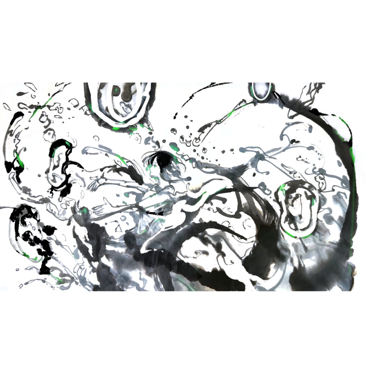 手描き水墨画風イラスト制作｜和の美を描きます 現役イラストレーターが水墨画のようなタッチで描きます！ イメージ8