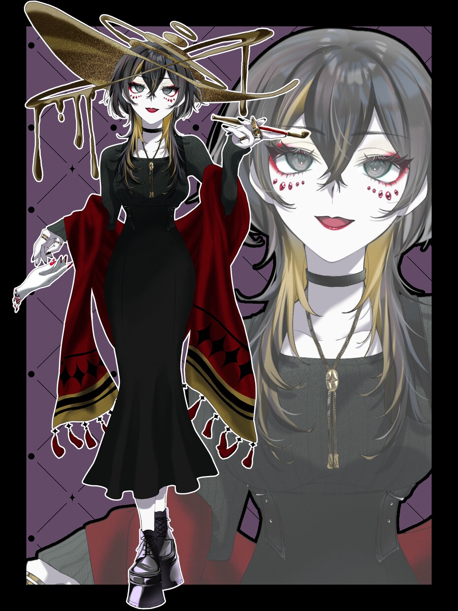 VTuber様向けキラキラ可愛い1枚絵を制作します 商用利用込み！キラキラ可愛いイラストを最短2日でお手元に！ イメージ8