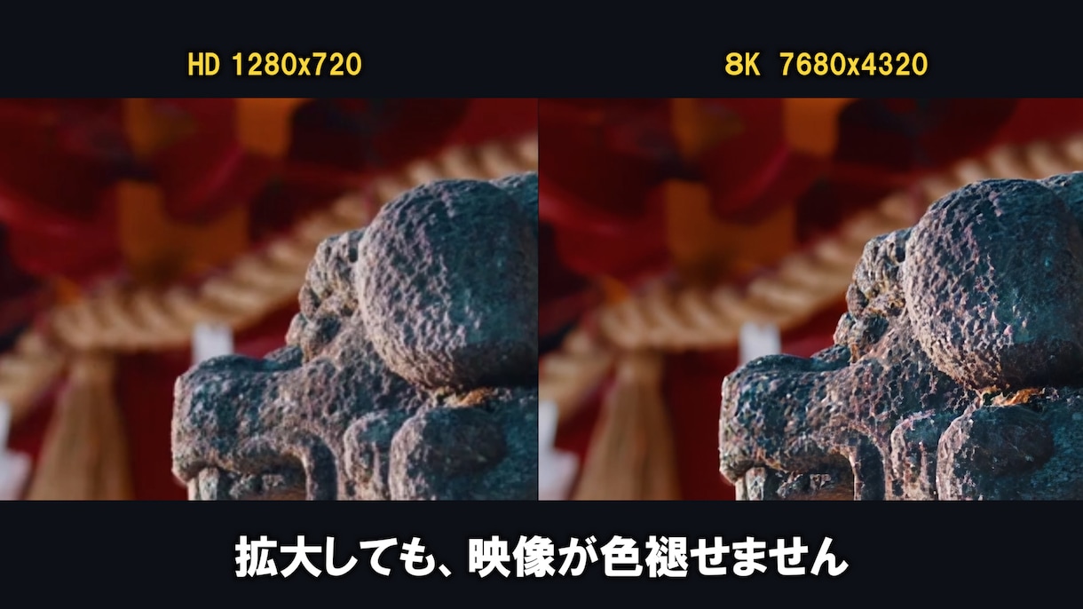 AI変換｜低画質動画（ビデオ）を（高画質）にします 低画質なSD・HD映像・ノイズのある映像を、アップコンバート イメージ6