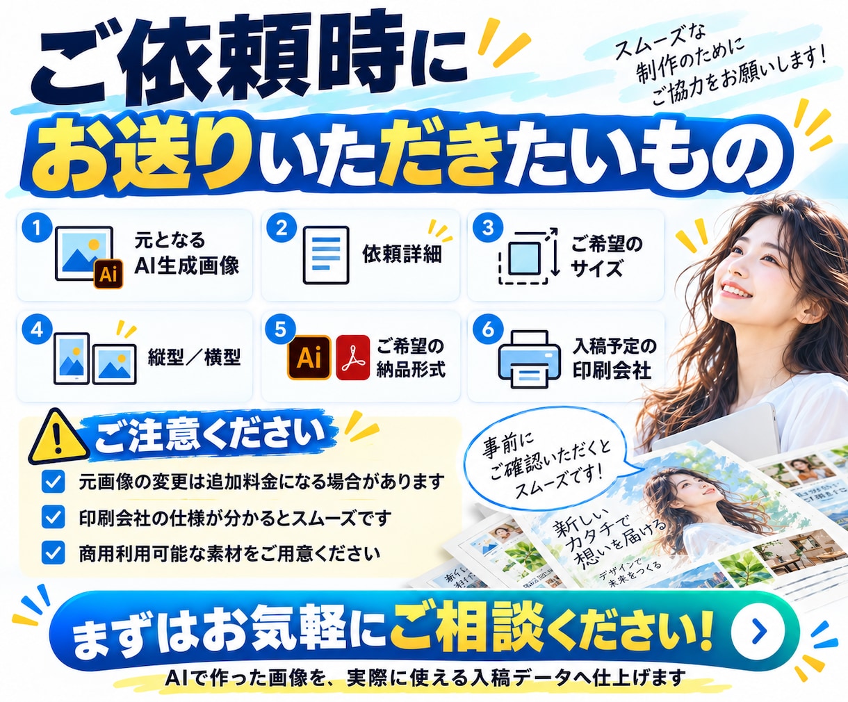 AI生成の画像を印刷用の入稿データにします そのままで入稿できない画像を入稿データにします イメージ6