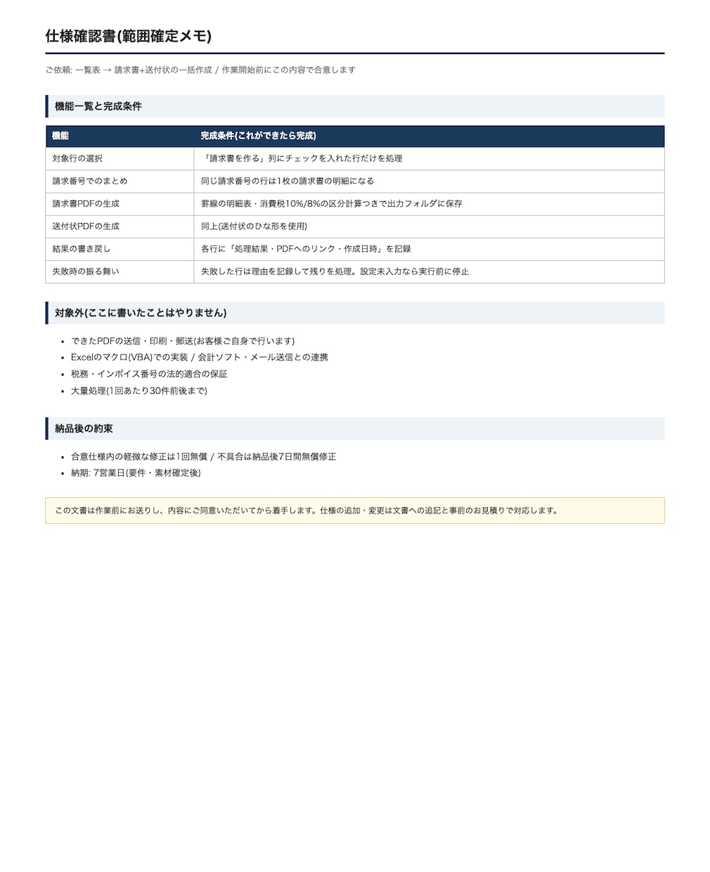 その手作業、自動化できるか診断します 作る前に「作れるか」を文書でお答えします イメージ2