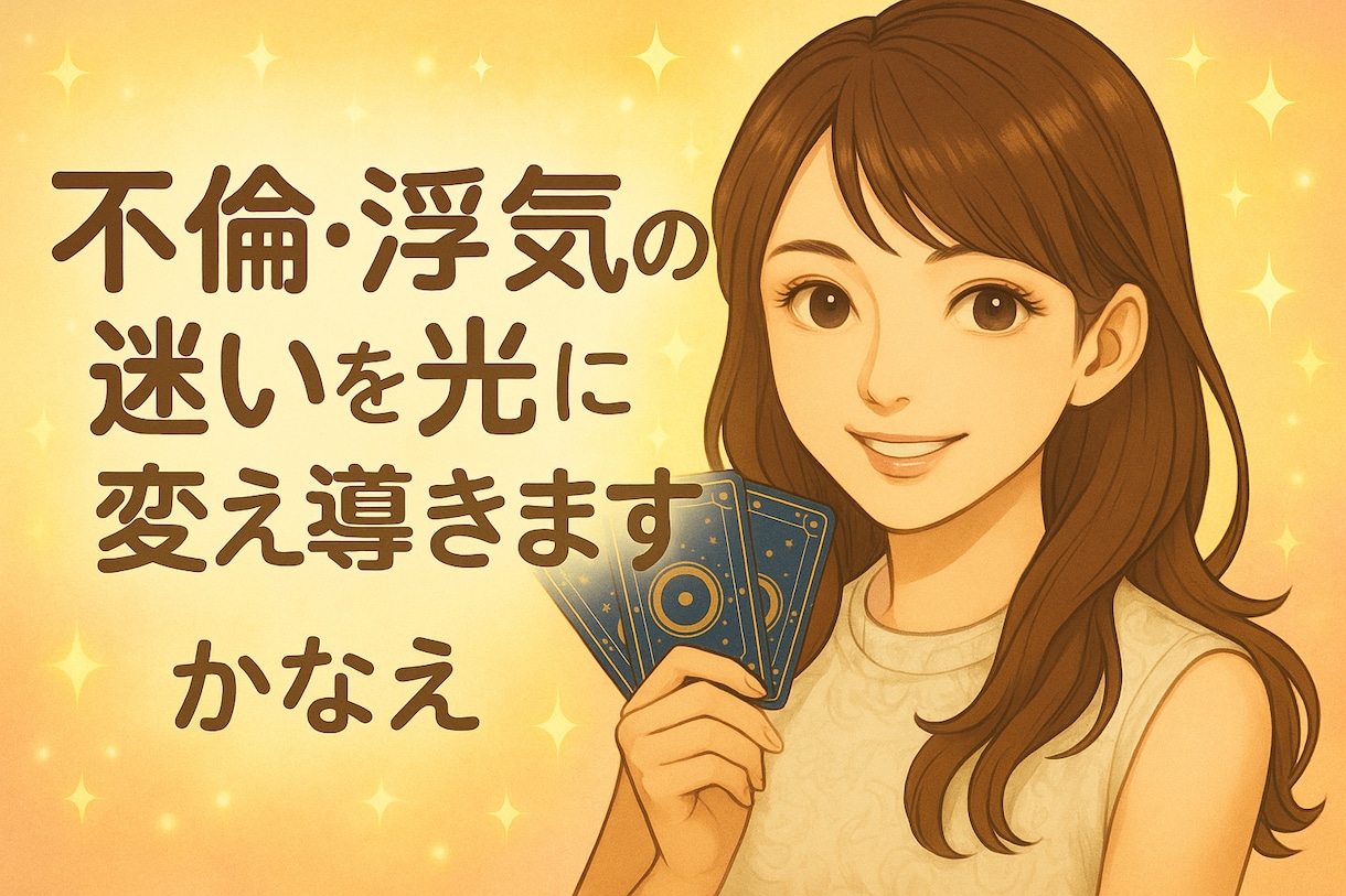 霊視と波動で、不倫•浮気の迷いを光に変え導きます あなたの不安に寄り添い、未来への希望を灯すスピリチュアル鑑定 イメージ2
