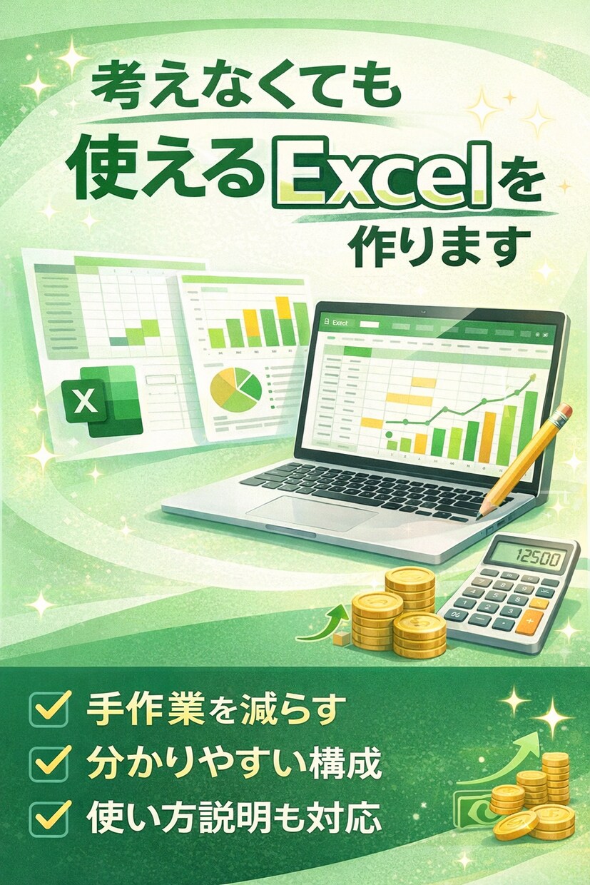 Excelでの業務効率化に貢献します Excelを活用して快適な業務を イメージ1