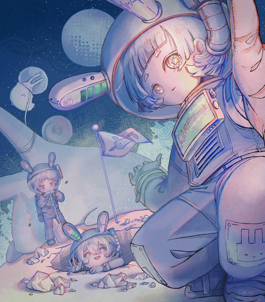 あなただけの一枚絵・イラスト制作致します アイコン用や一枚絵、動画用など幅広く活用可能◎ イメージ5