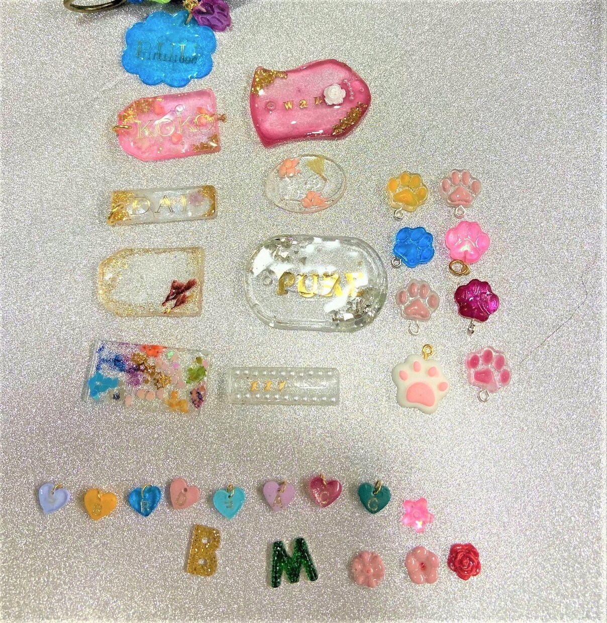 ハート編み　迷子札付きかわいいリード作りますます 世界で1つの迷子札のついたオリジナルリード作ります イメージ6