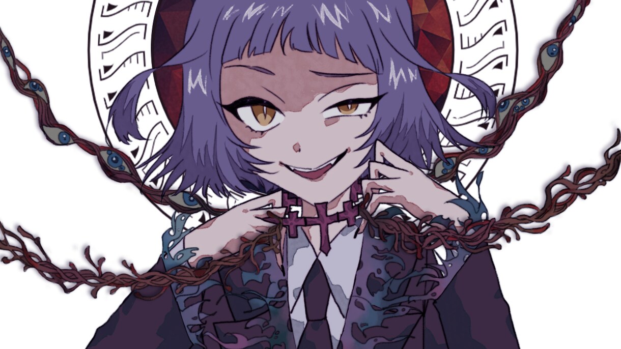 個人◎商用◎雰囲気のあるイラスト描きます 歌ってみたのサムネやSNSのアイコンなどに！ イメージ1