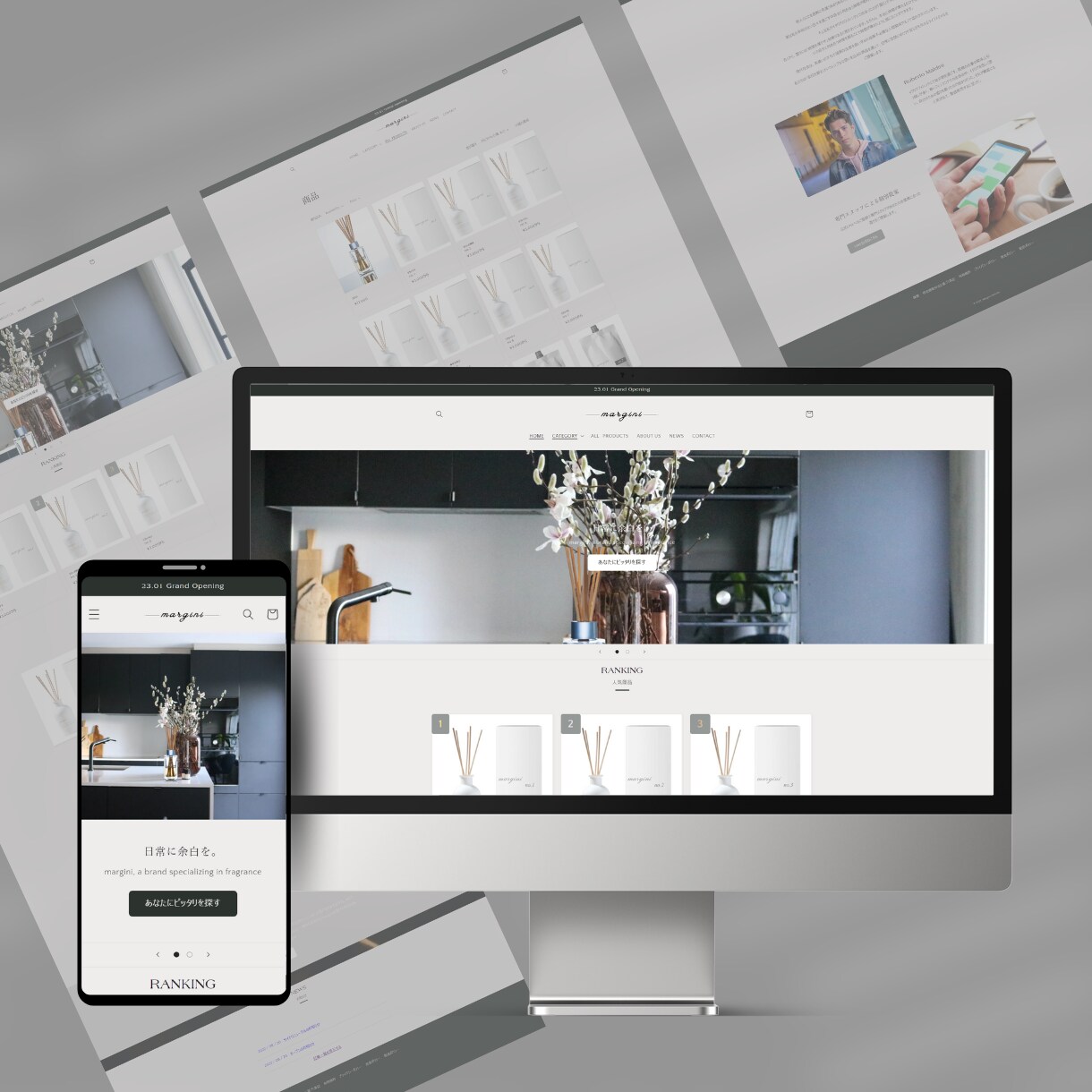 ShopifyでECサイトを制作します いつでもお客様の要望を第一に考え、ECサイトを提供します。 イメージ4