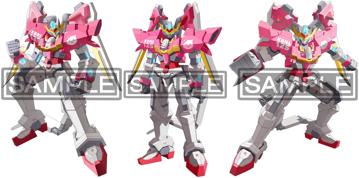 ロボットのイラストを描きます 自分だけのオリジナルロボットや二次創作ロボットをイラストに。 イメージ9