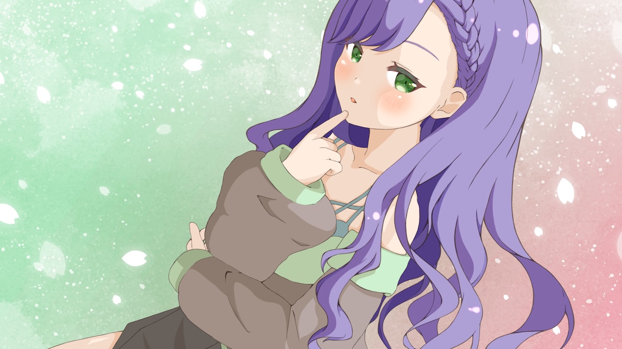 アニメ塗りっぽい女の子描きます アイコン・立ち絵・サムネに使えるイラスト描きます！！！！ イメージ7