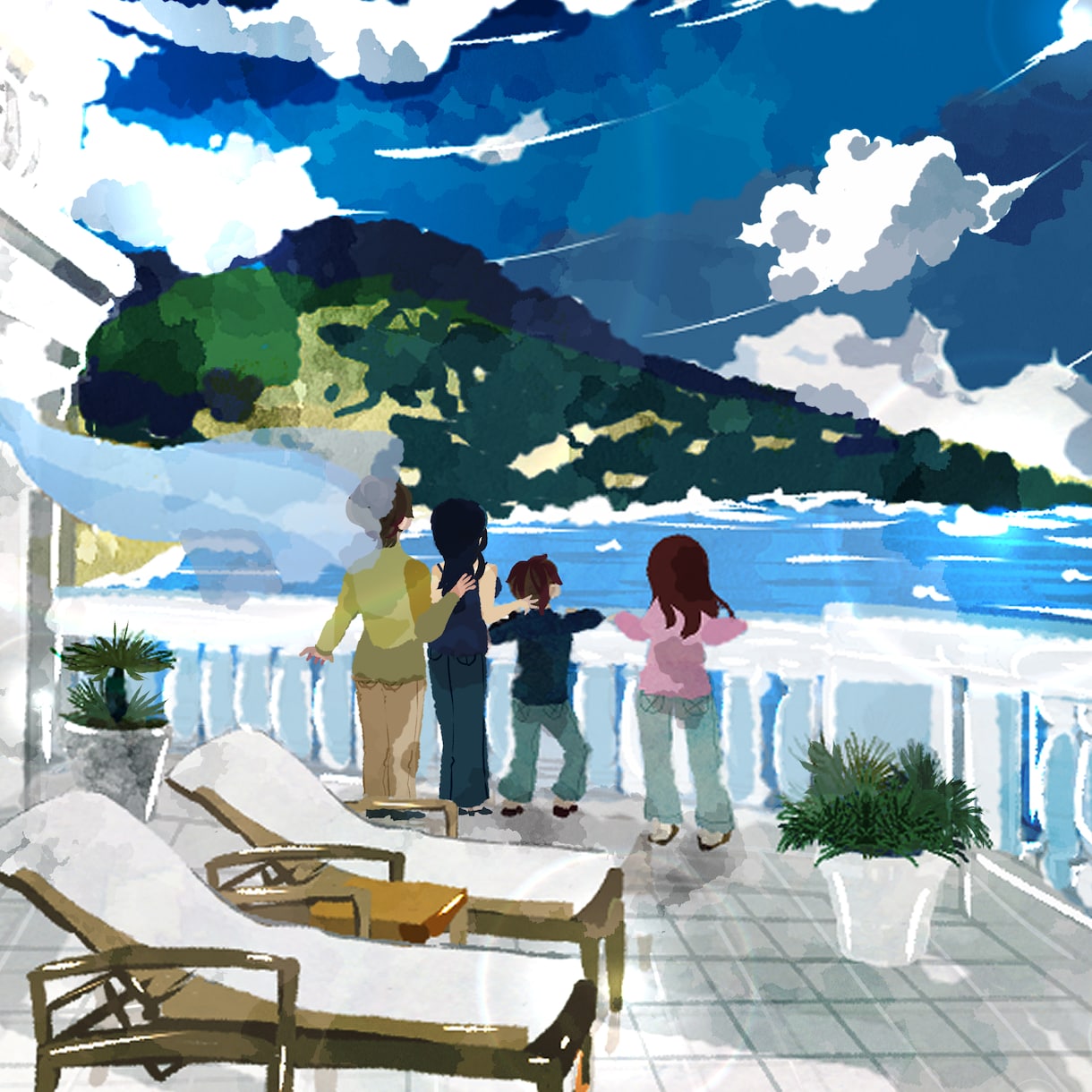 きらきら光る背景で世界観を描きます 商用利用可・修正は無制限・挿絵・背景・ イメージ4