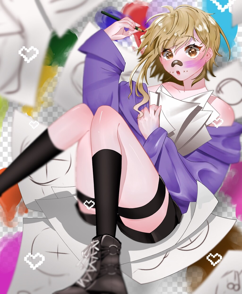 実績多数有！短い納期でイラストを描いて納品します clip studioやibispaintを使いますので安心 イメージ4
