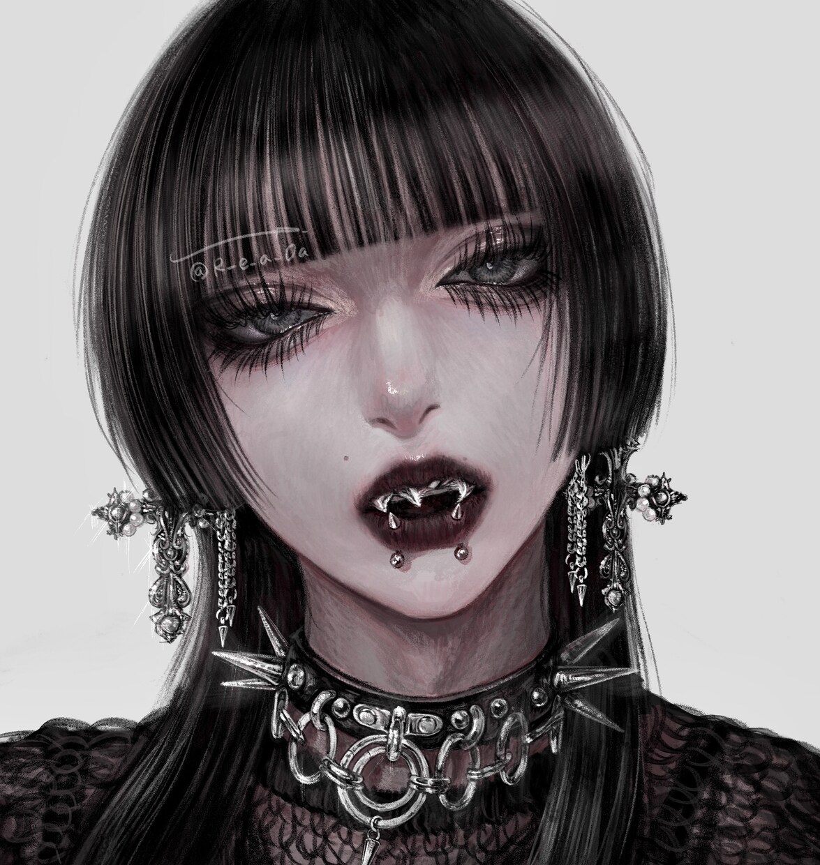モードで儚い雰囲気のイラスト／アイコンを制作します 儚く、強く。世界観を纏う厚塗りイラスト イメージ2