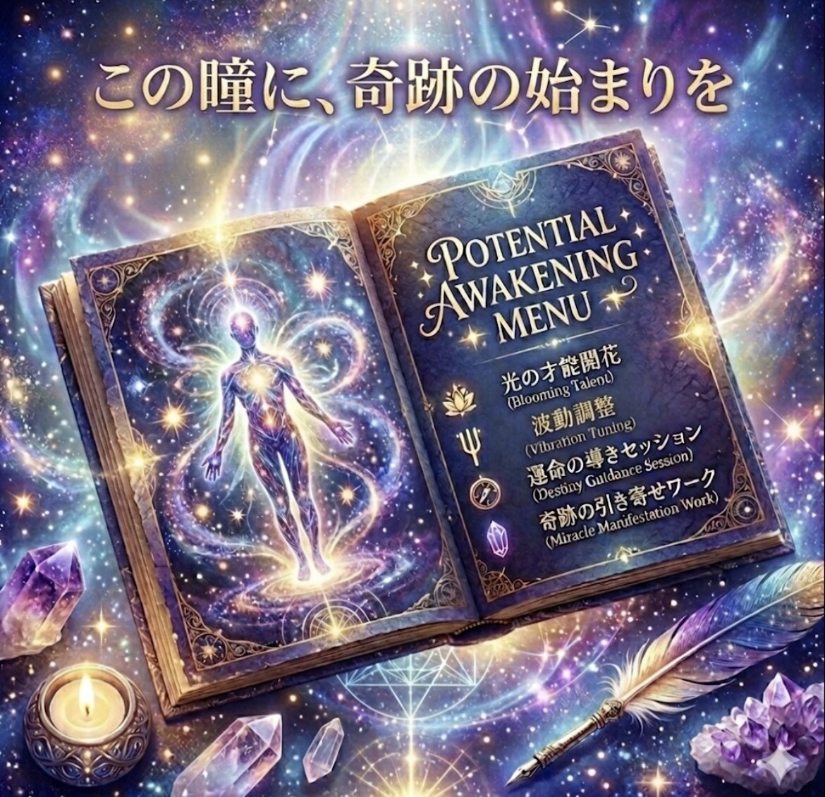 お仕事、魂の純度を高め自分のポテンシャルを上げます 霊視し、ヒーリングしていきます イメージ5