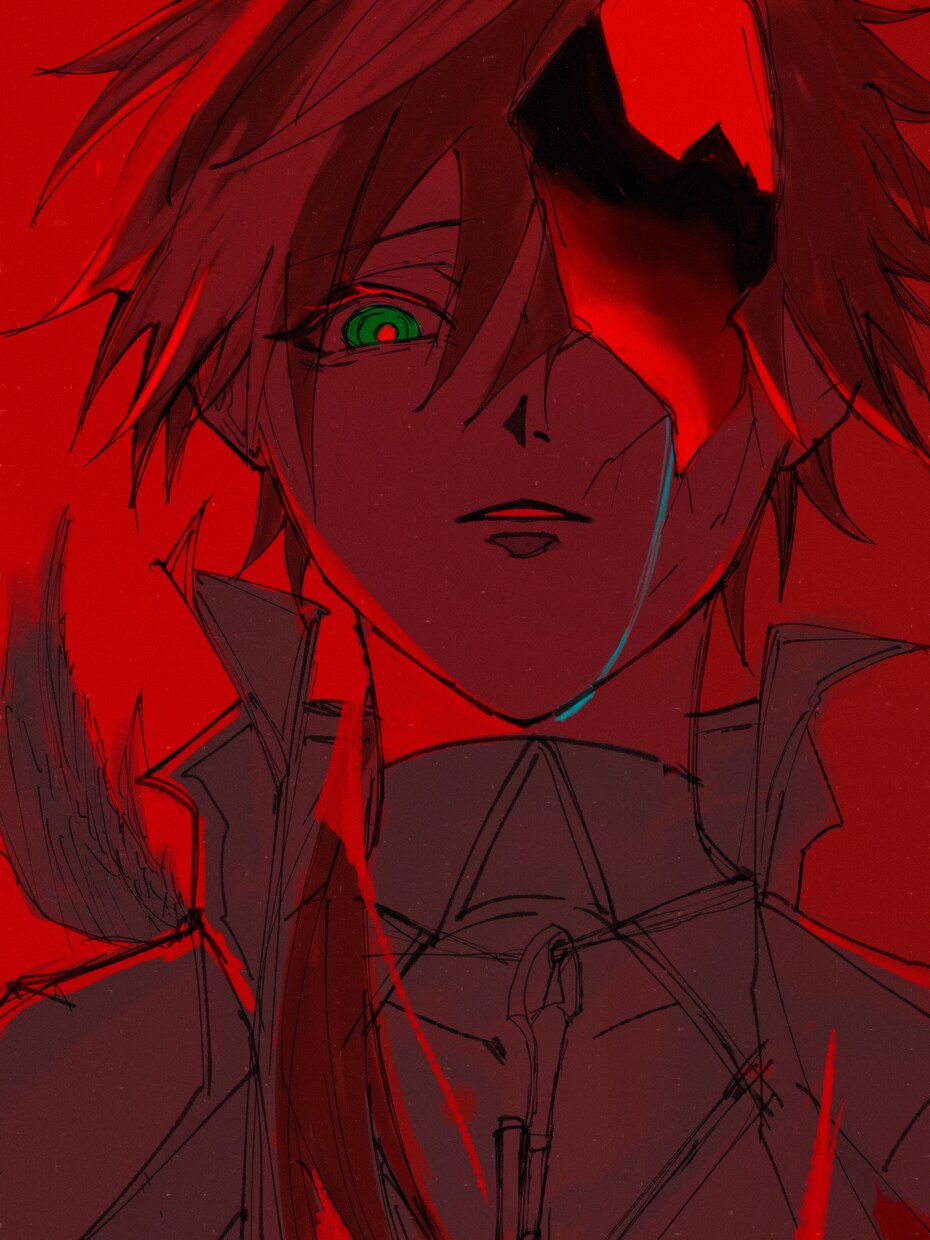 キャラクターイラストなどをプレゼントします 全体的にダークでかっこいいキャラクターを描いてます！ イメージ1