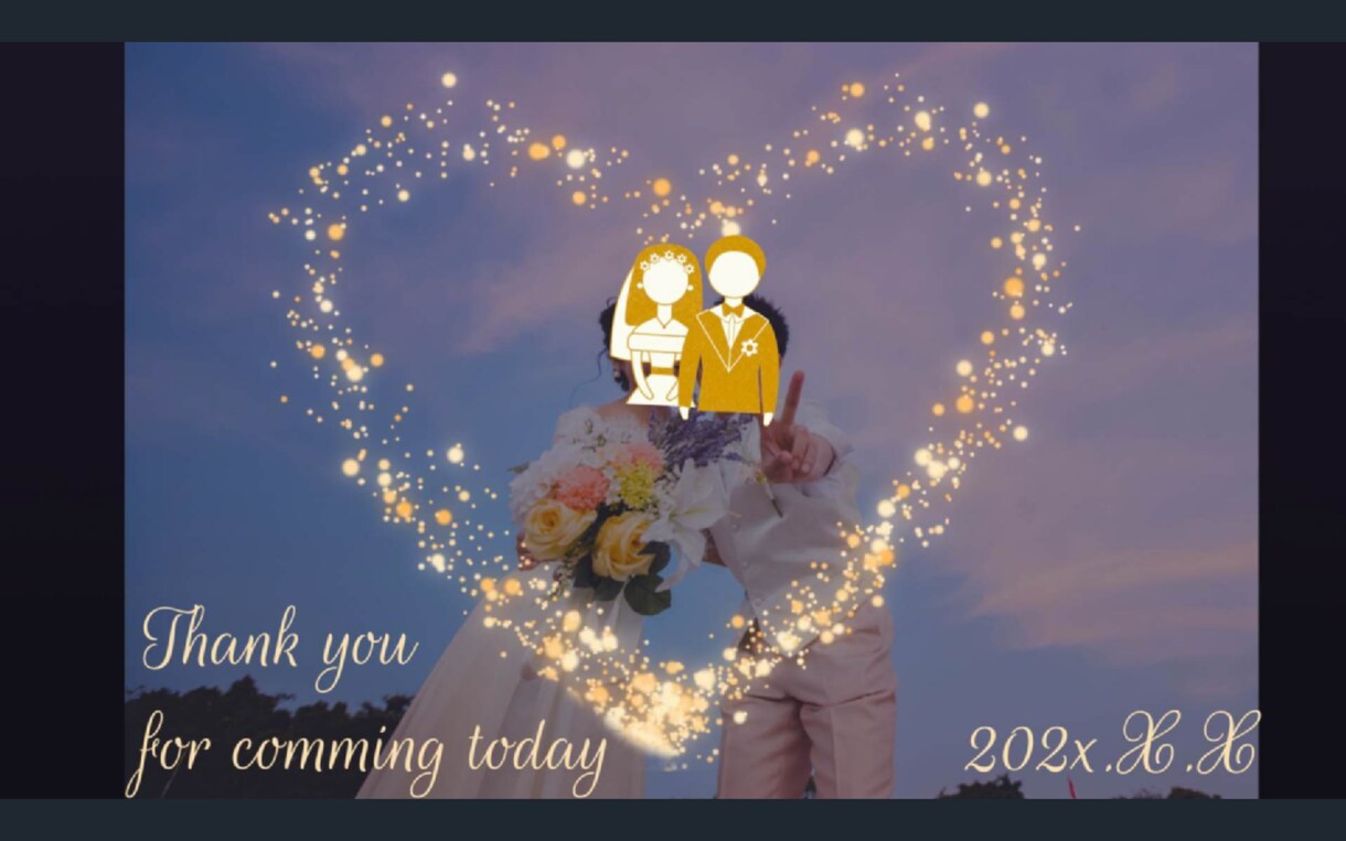 結婚式のプロフィールムービーを制作します おしゃれかわいい！エレガント！現在お得プライスにて対応中☆ イメージ5